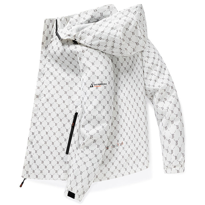 Damen Modische Wasserdichte Funktionsjacke mit Kapuze Drune