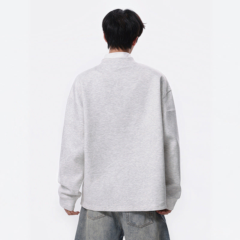 Damen Hochwertiger Stehkragen Pullover Drune