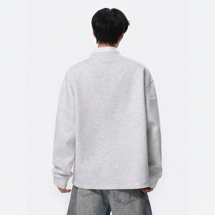 Damen Hochwertiger Stehkragen Pullover Drune