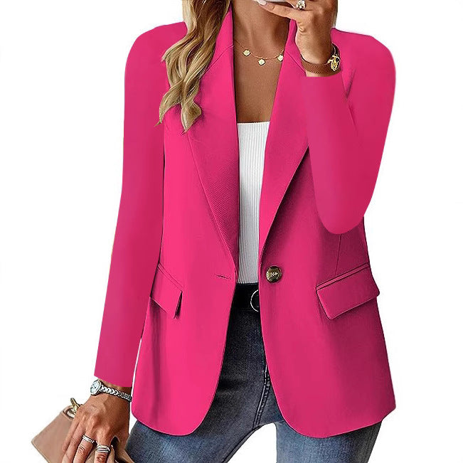 Damen Eleganter Blazer mit klassischem Schnitt und Taschen Drune