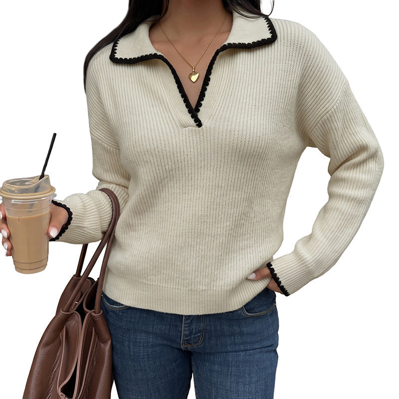 Damen Eleganter Pullover Drune