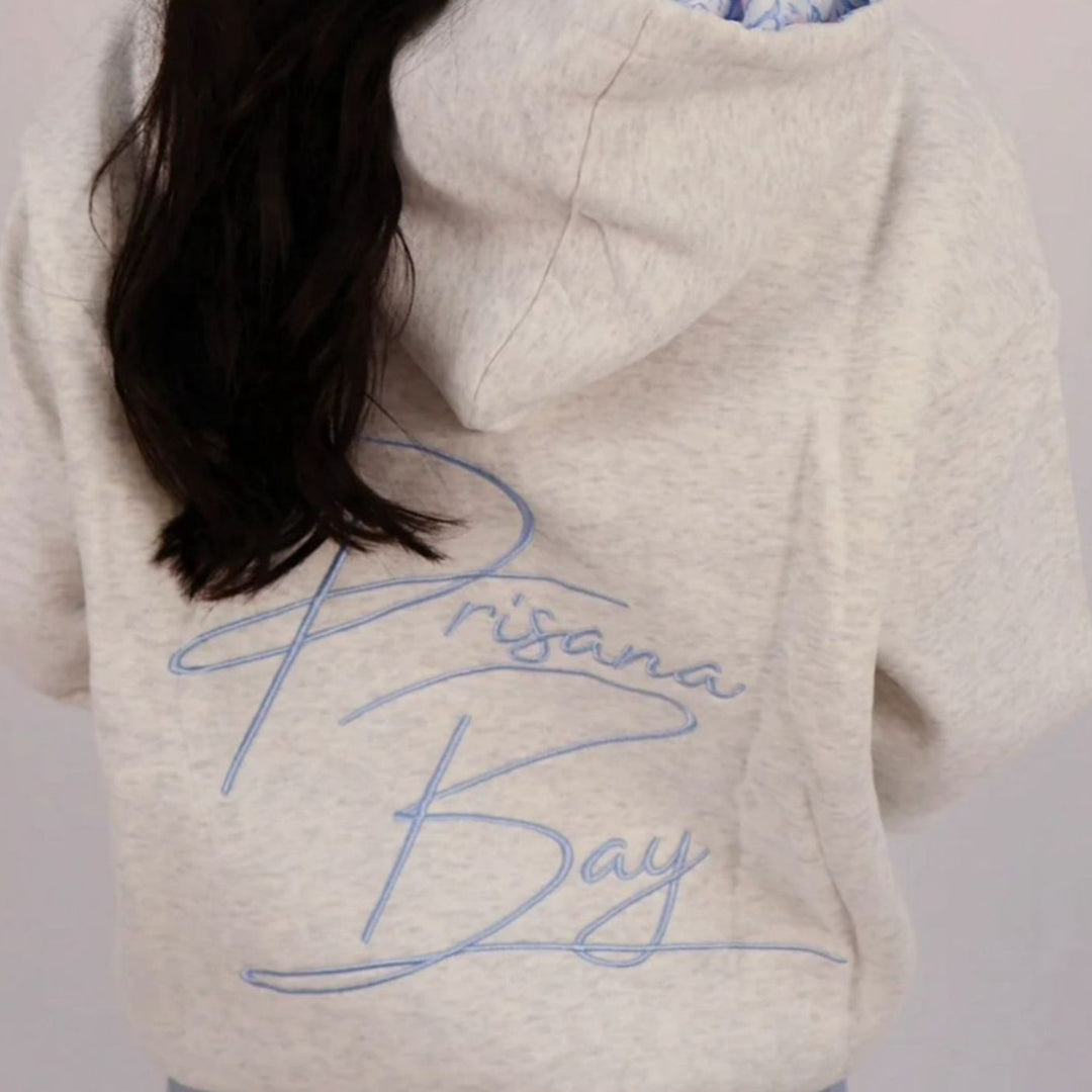 Damen nan Oversize-Kapuzenpullover mit Stern-Applikationen und gefütterter Kapuze Drune