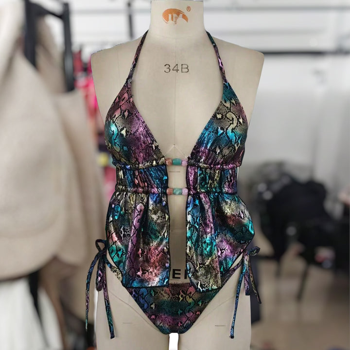 Damen Trendy Badeanzug mit einzigartigem Design Drune