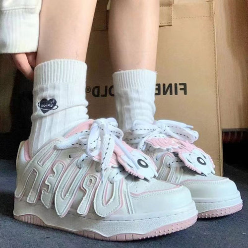Damen Sneakers mit verspieltem Tierdesign und komfortabler Sohle Drune