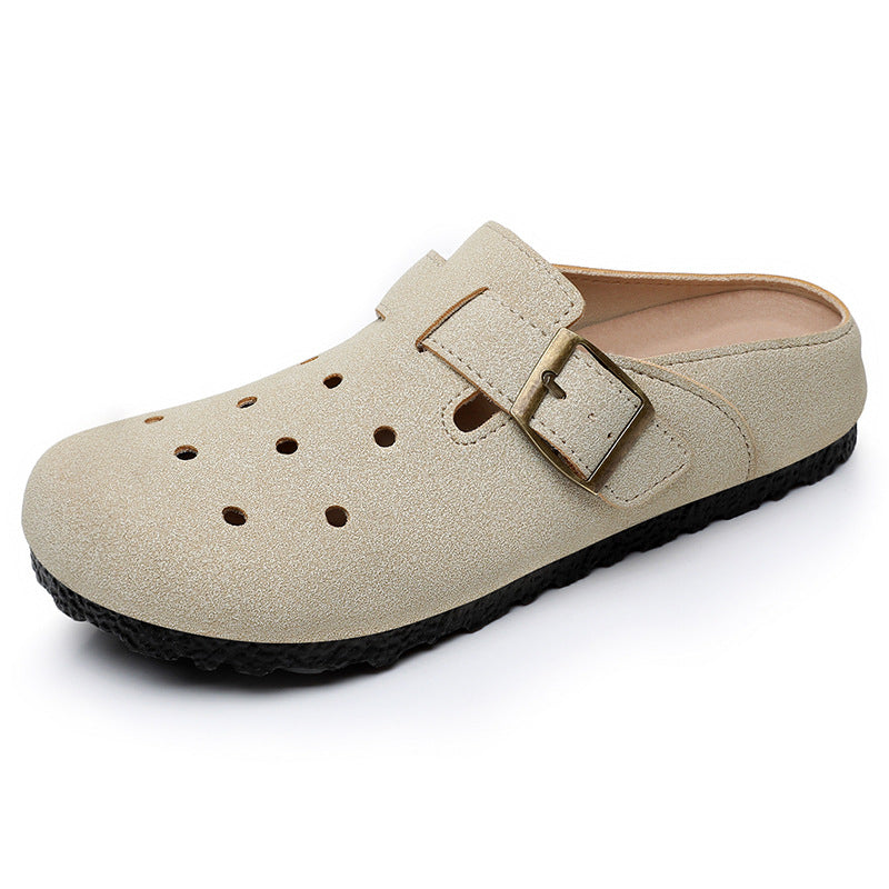 Damen Komfortable Clogs mit verstellbarem Riemen Drune