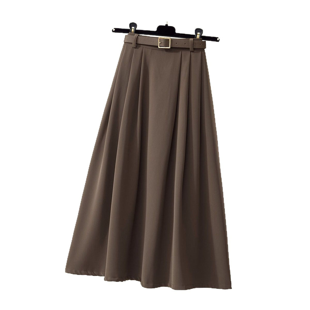 Damen Maxirock mit eleganter Taillenschnalle Drune
