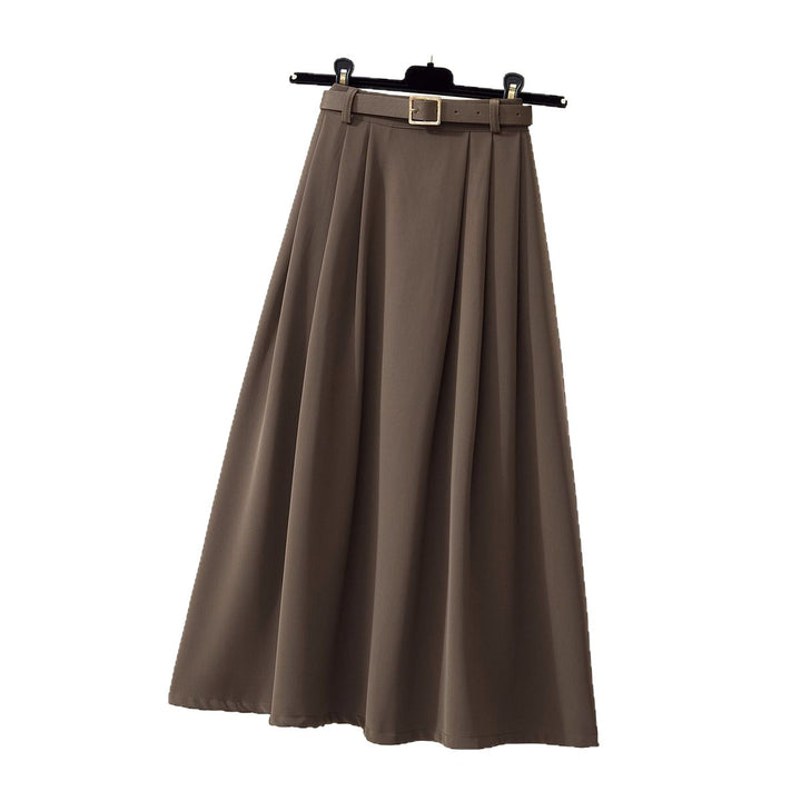 Damen Maxirock mit eleganter Taillenschnalle Drune