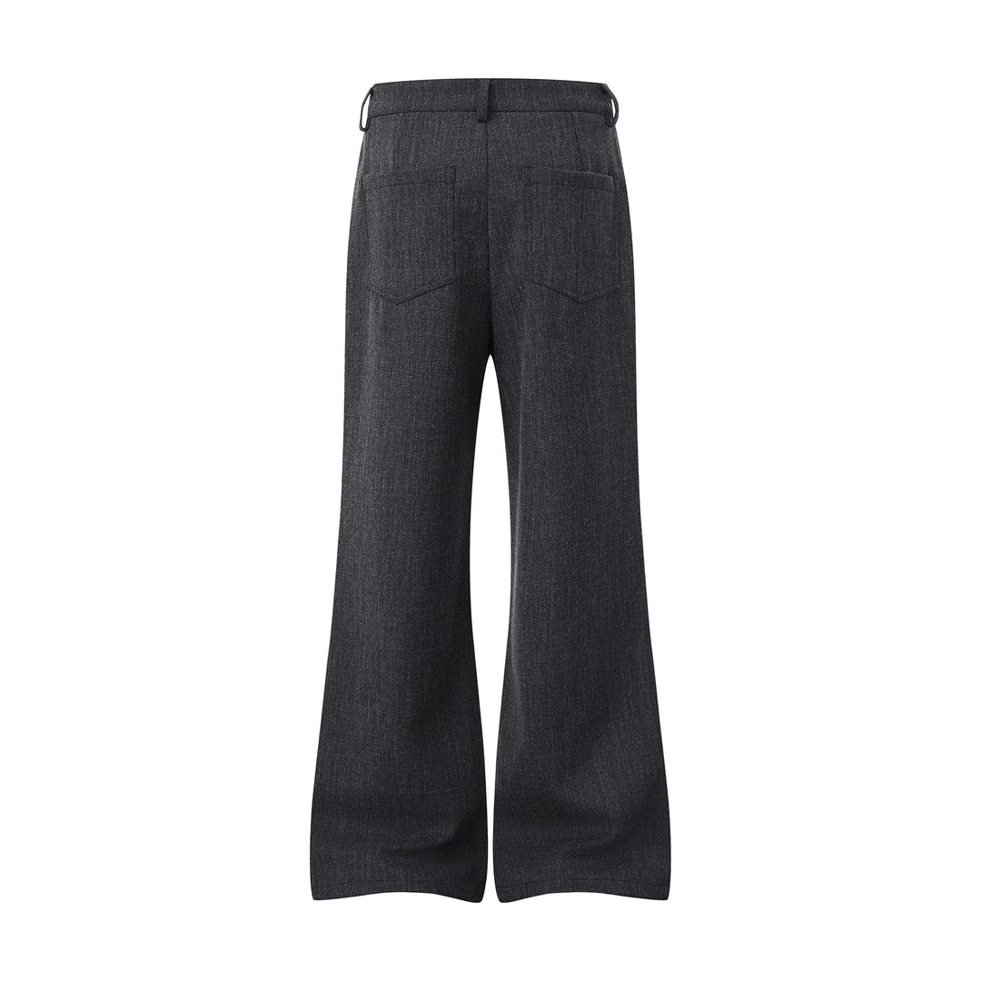 Damen Weite High‑Waist Culotte-Hose aus strukturierter Wollmischung Drune