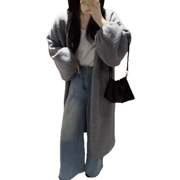 Damen Oversized Cardigan mit weichem Material Drune