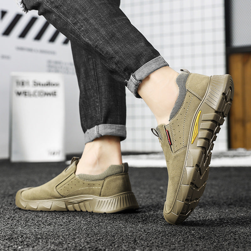 Damen Modische Slip-On Sneakers mit flexibler Sohle und atmungsaktivem Obermaterial Drune