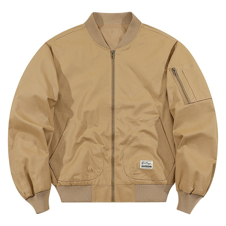 Herren Modische Bomberjacke mit praktischen Taschen Drune