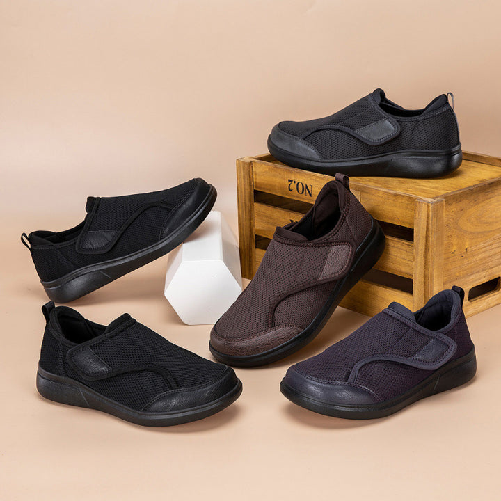 Damen Komfort-Slipper mit atmungsaktivem Mesh und elastischem Einstieg Drune