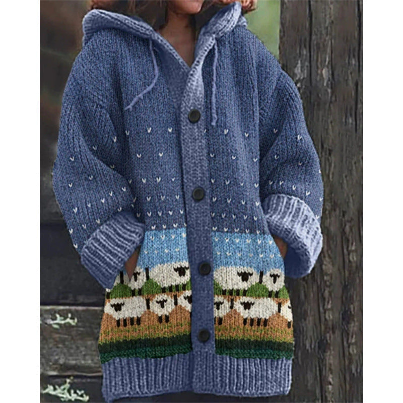 Drune | Streifenmuster-Cardigan