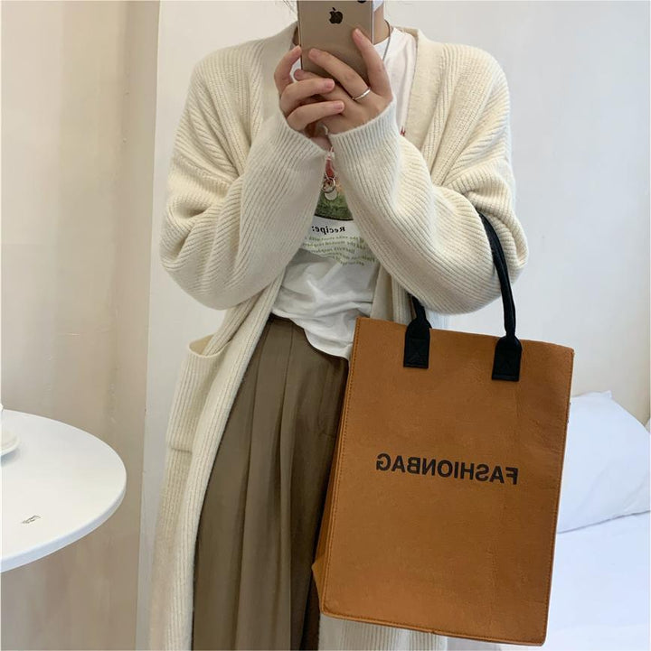 Damen Strickmantel mit offenen Fronten und großzügigen Taschen Drune