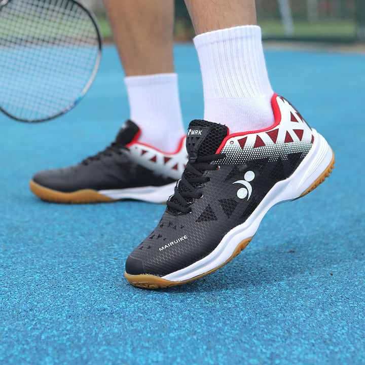 Unisex Indoor-Court-Sneaker mit griffiger nicht abfärbender Gummisohle und verstärkter Zehenkappe Drune