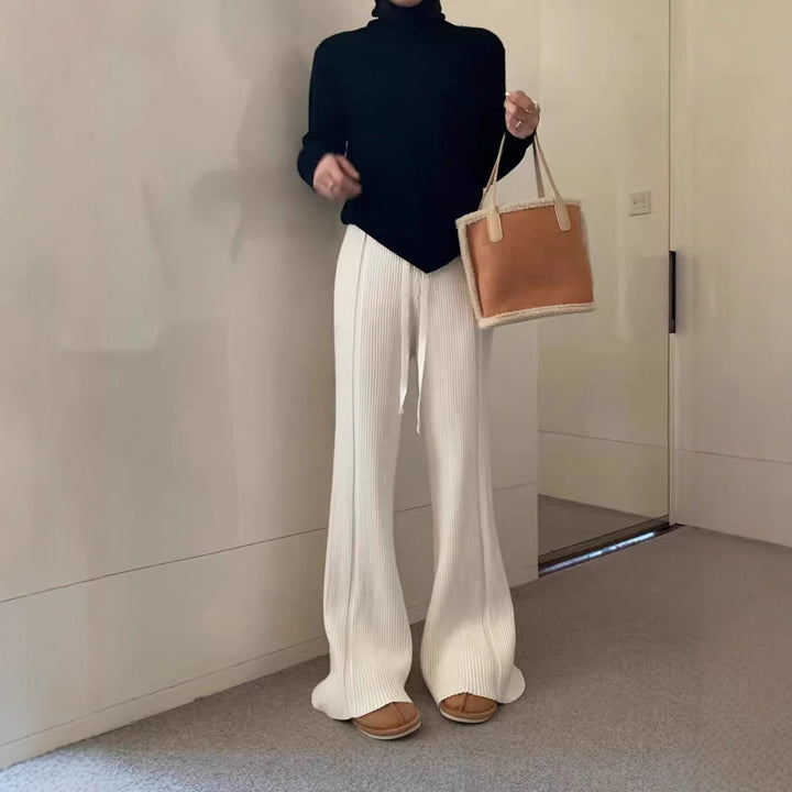 Damen Elegante und bequeme Plissee-Hose Drune