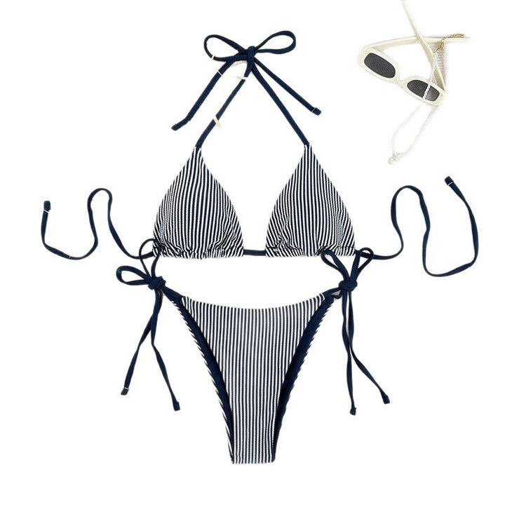 Damen Triangel-Bikini-Set mit raffinierten Bindebändern Drune