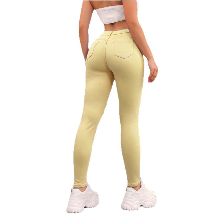 Damen Thermo-Skinny-Jeans mit Fleecefutter und hoher Taille Drune