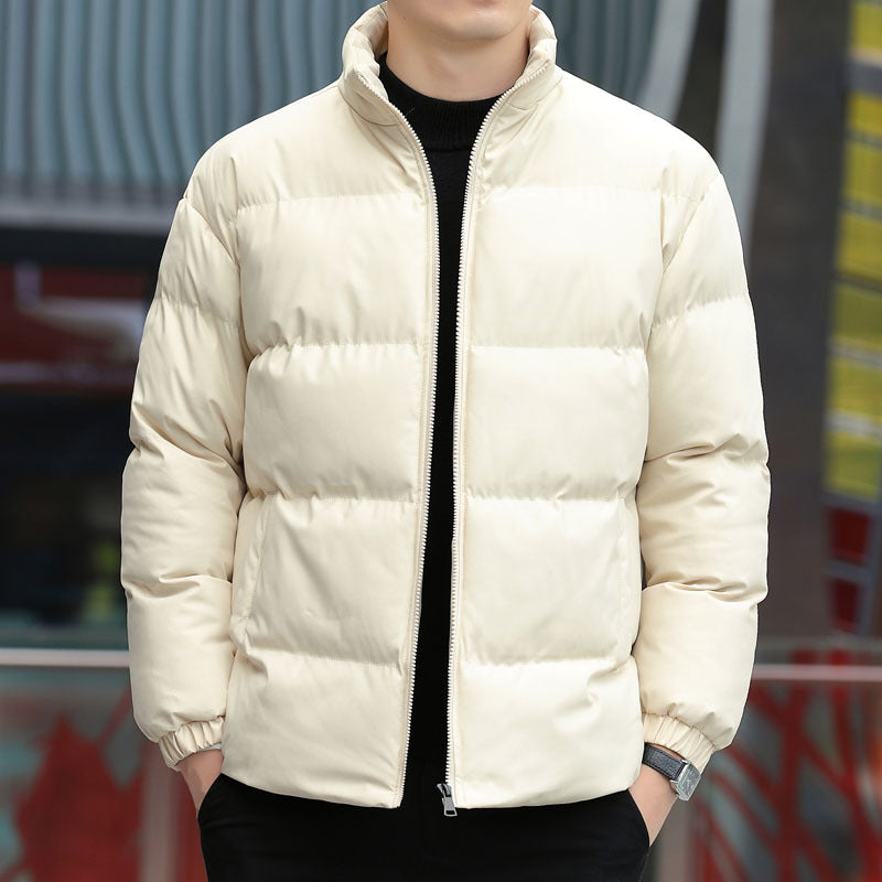 Herren Wattierte Kurzjacke mit Stehkragen, Thermofutter & elastischen Ärmelbündchen Drune