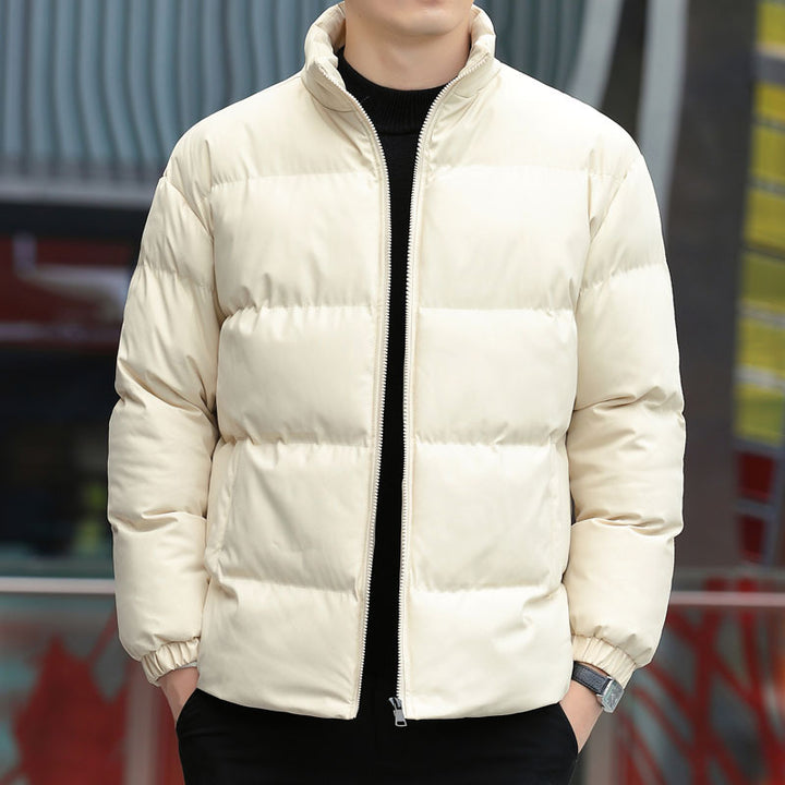 Herren Wattierte Kurzjacke mit Stehkragen, Thermofutter & elastischen Ärmelbündchen Drune