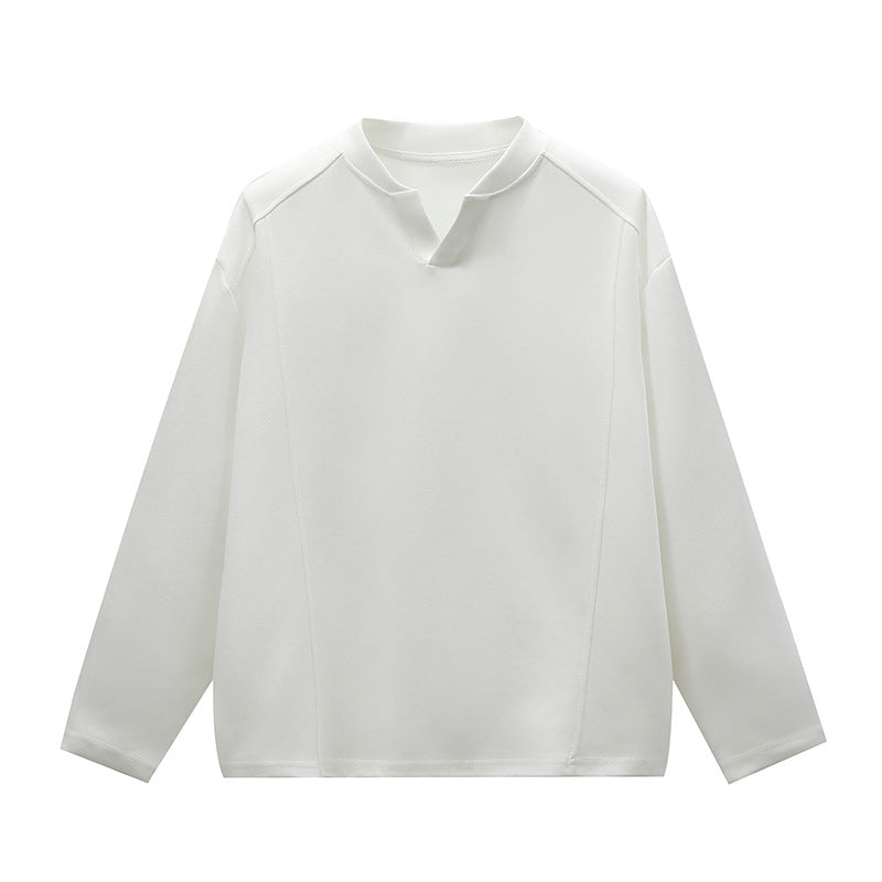Unisex Oversize Rundhals-Sweatshirt mit Raglannähten und feiner Struktur Drune