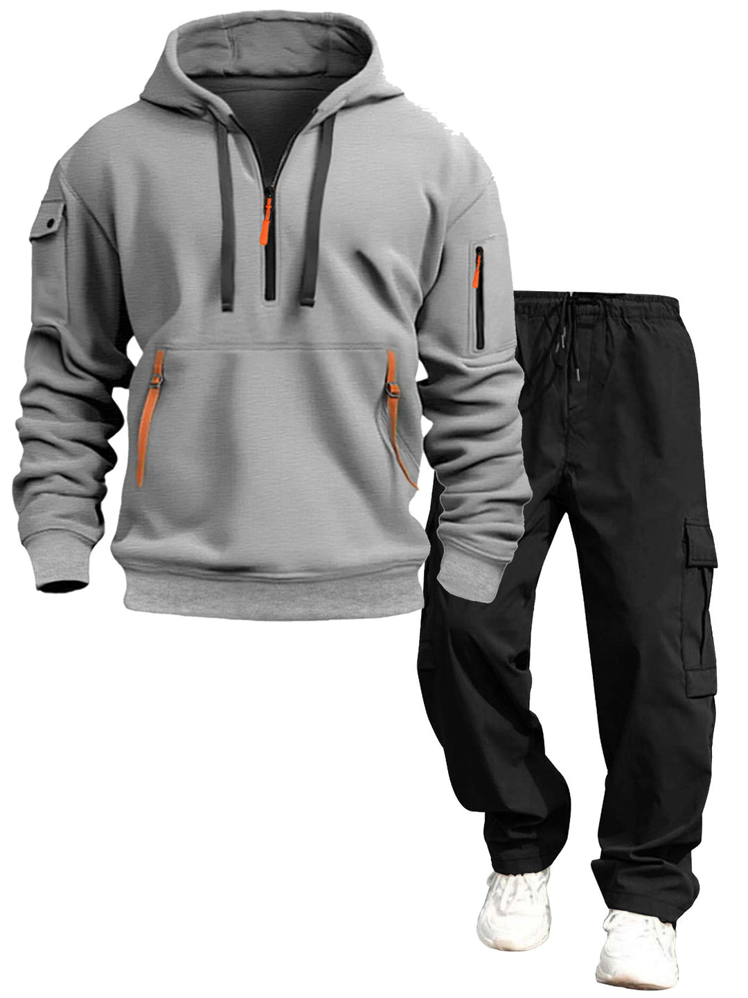 Herren lässiger Kapuzenpullover und Jogginghose Drune