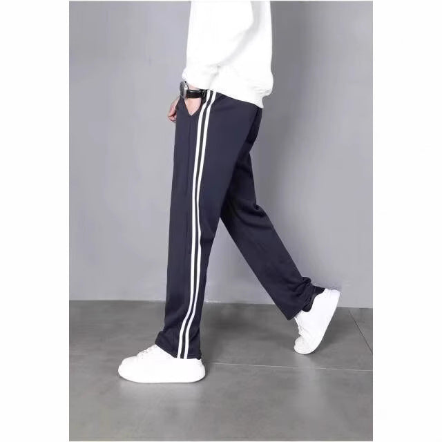 Herren Sportliche Trainingshose mit seitlichen Streifen Drune