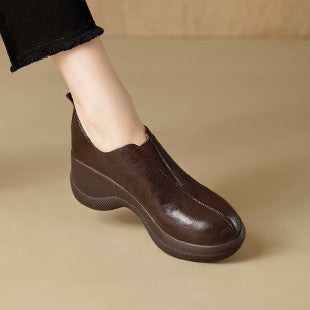 Damen Komfortable Slip-On Sneakers Drune