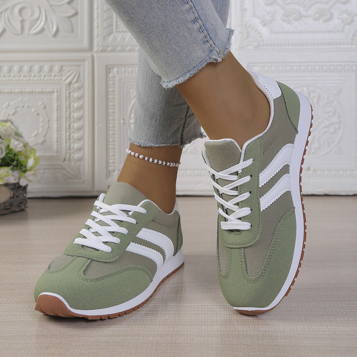 Damen Sportliche Freizeitsneaker mit praktischem Schnürverschluss Drune