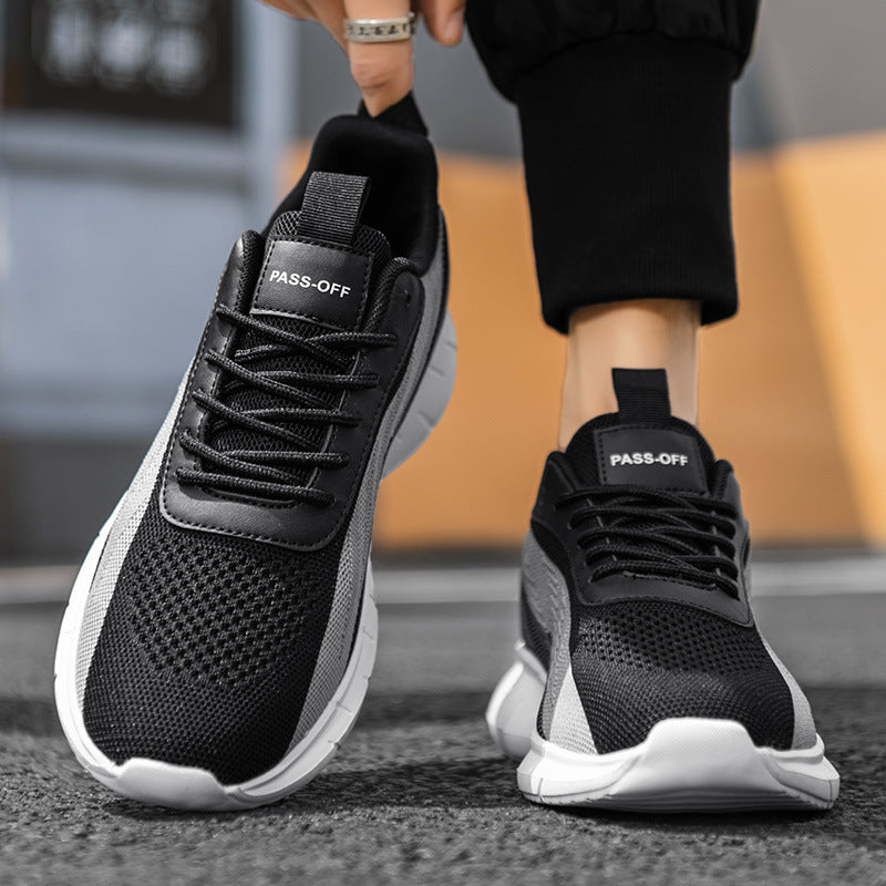Herren atmungsaktive leichte Lauf- und Freizeitsneaker mit dämpfender Sohle Drune
