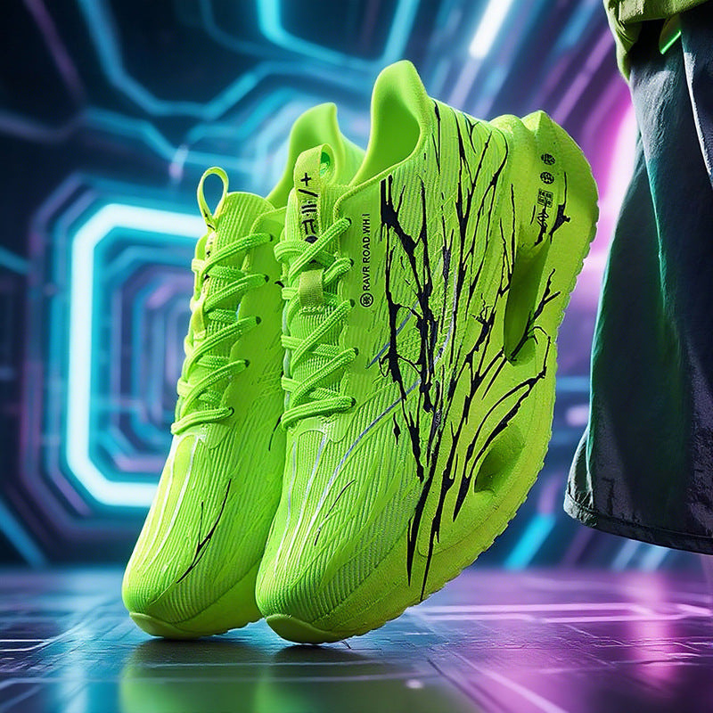 Unisex hydrodynamische Straßen- und Cross-Trainingsneaker mit teilgekapselter Hohlkern-Zwischensohle und reißfestem Ripstop-Obermaterial Drune