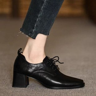 Damen Elegante High Heels mit Schnürung Drune