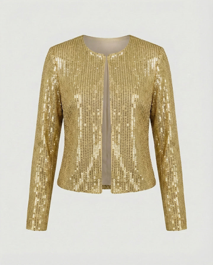 Damen Strickjacke mit Glitzereffekt – Drune