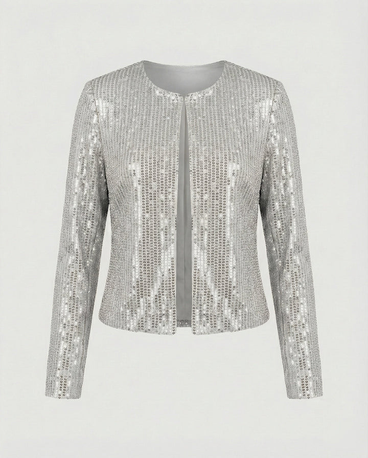 Damen Strickjacke mit Glitzereffekt – Drune