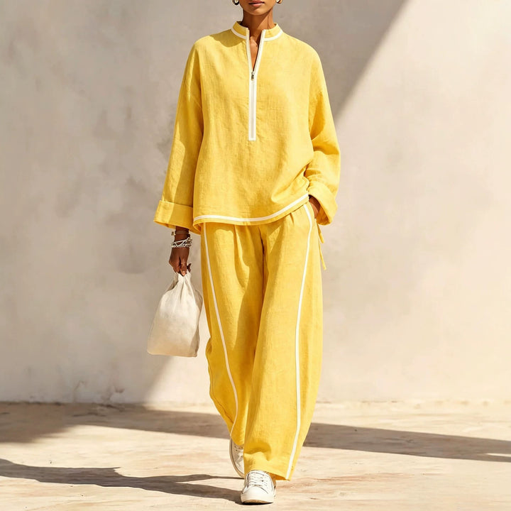 Damen Luftiges und elegantes Pyjama-Set Drune