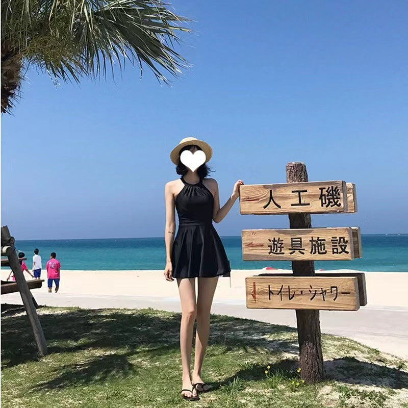 Damen Schwimmdress mit elegantem X-Träger-Design Drune