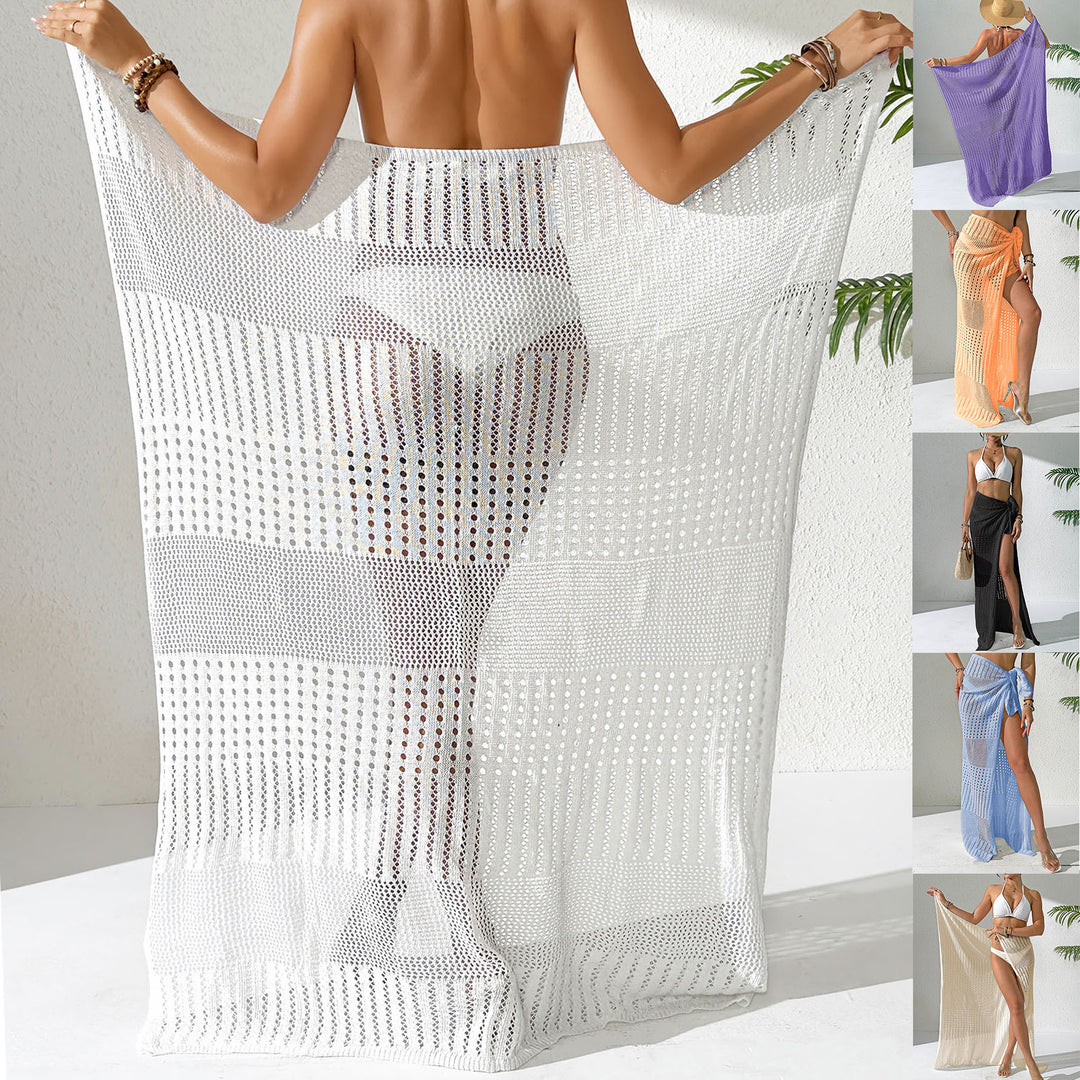 Damen luftiger Häkel-Strandsarong Drune