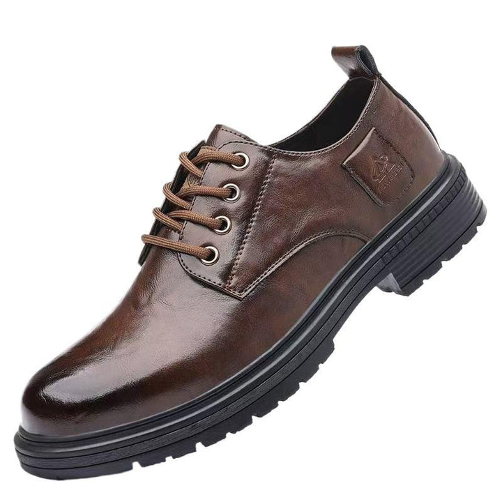 Herren Hochwertige Leder Schnürschuhe Drune