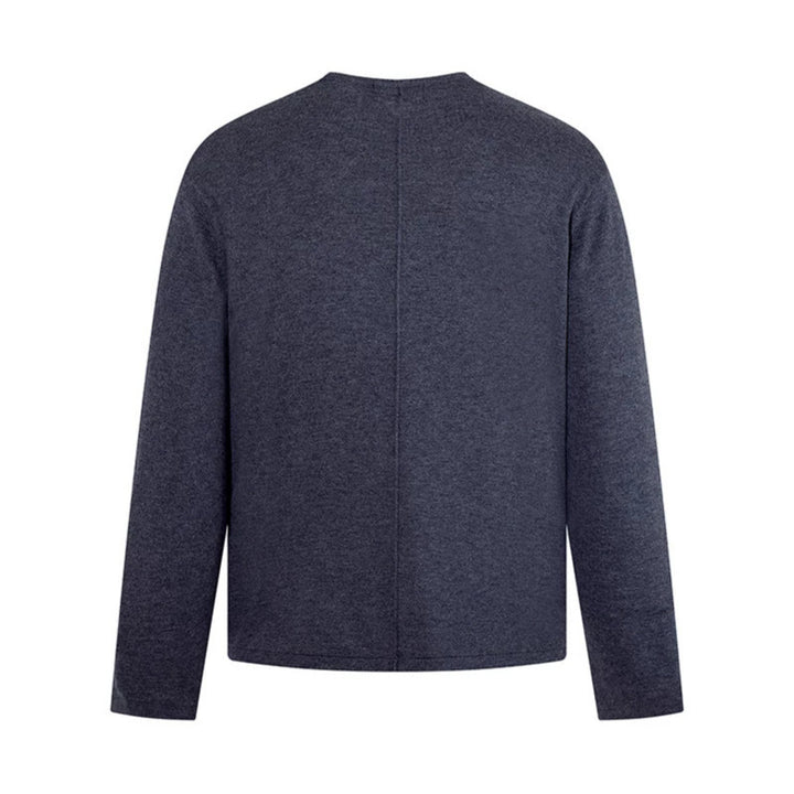 Herren Feinstrickpullover mit Rundhalsausschnitt und geradem Schnitt Drune