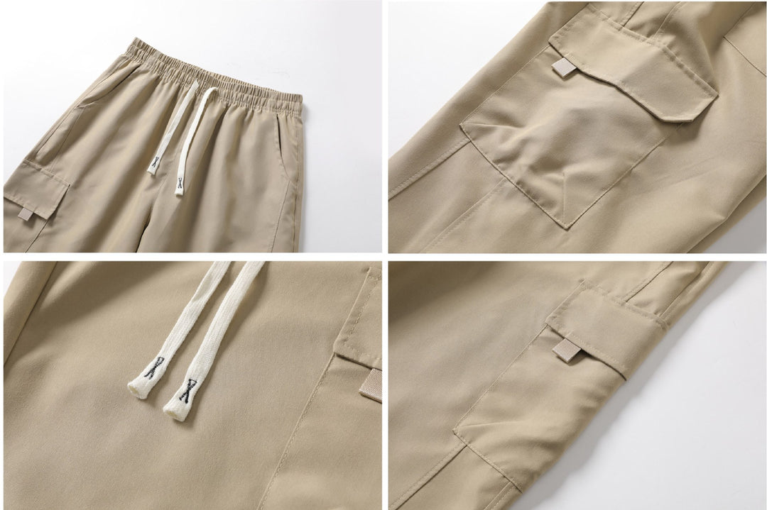 Herren Cargo-Hosen mit elastischem Bund und seitlichen Taschen Drune