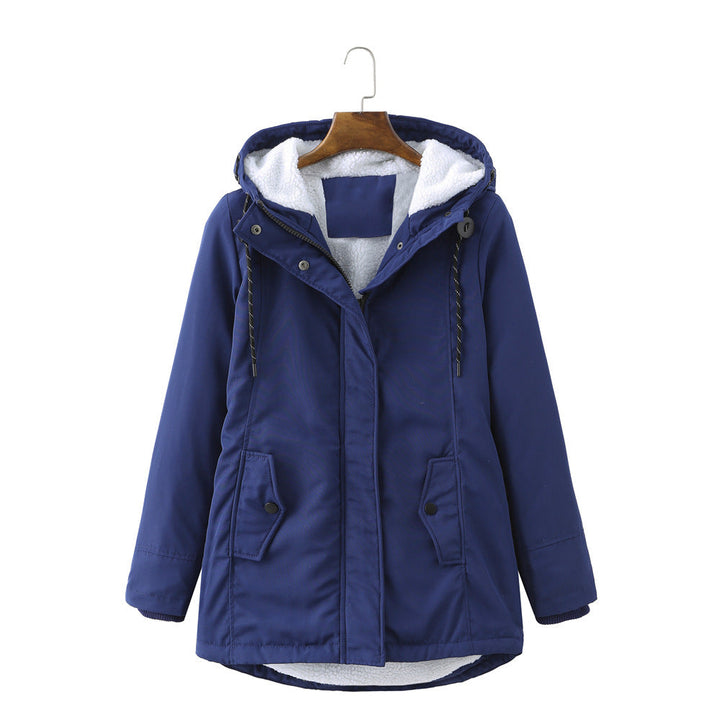 Drune | Lässige Winterjacke mit Pelzfutter für Damen