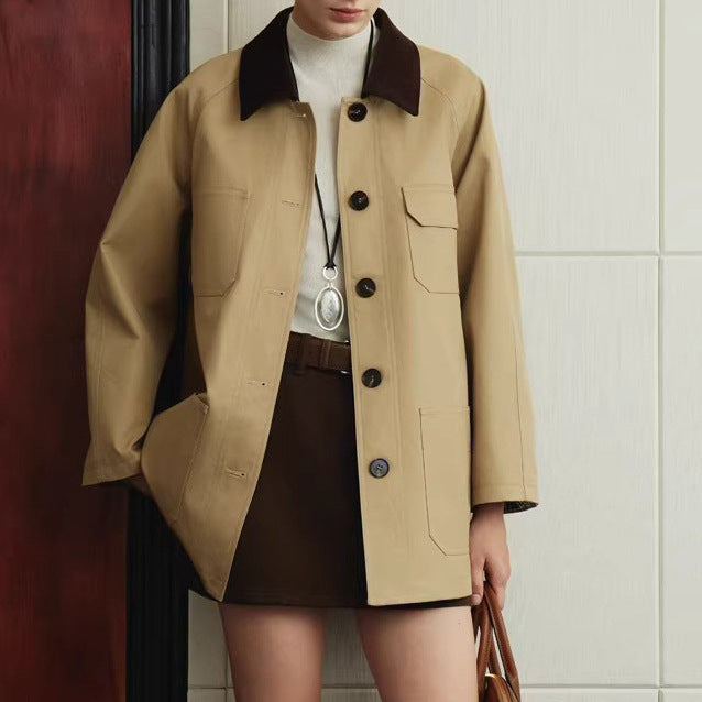 Damen Modische Jacke mit klassischem Schnitt Drune