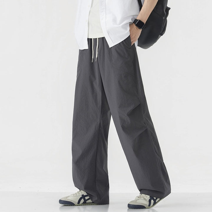 Herren Weit geschnittene Urban Utility-Hose Drune