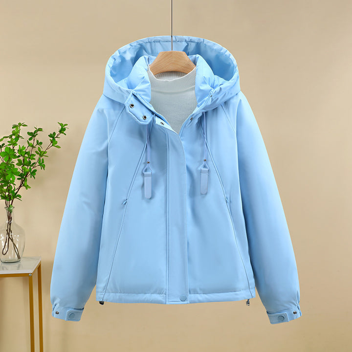 Damen Funktionale Softshelljacke mit verstellbarer Kapuze und hochwertigen Reißverschlüssen Drune