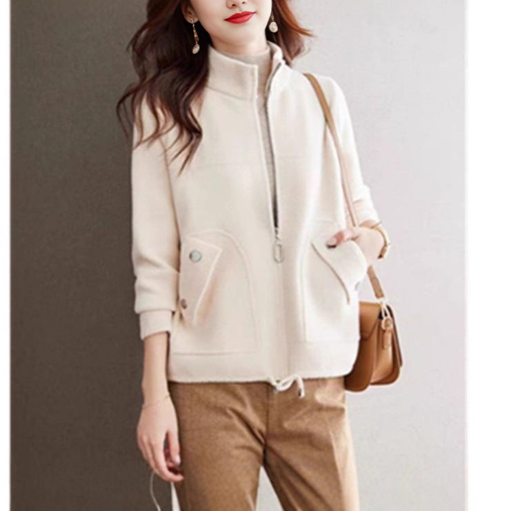 Damen elegante und bequeme Fleecejacke Drune