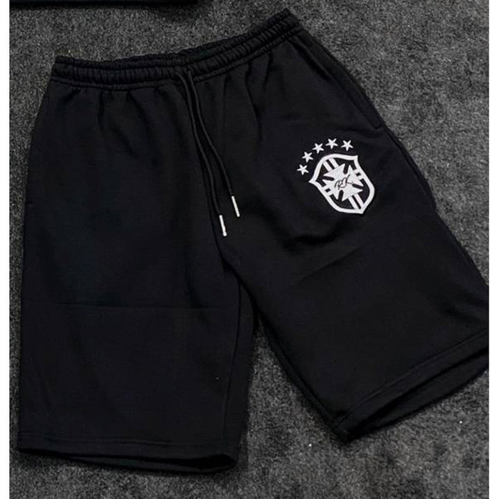 Damen nan weite Jogginghose mit elastischem Bund, Tunnelzug und gesticktem Emblem Drune