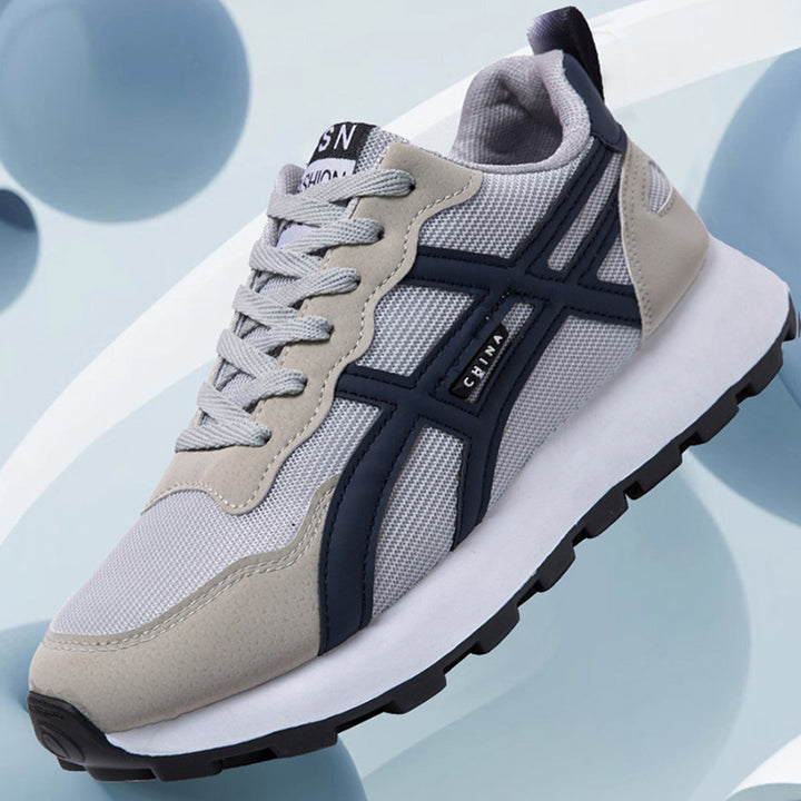 Unisex Retro-inspirierte leichte Laufschuhe mit atmungsaktivem Mesh und profilierter Laufsohle Drune
