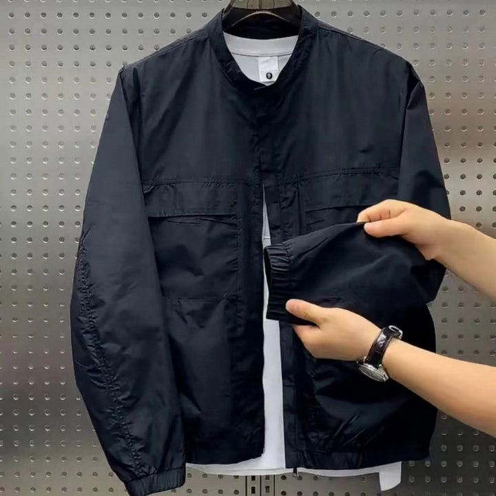 Herren Leichte Utility-Jacke mit Taschen Drune
