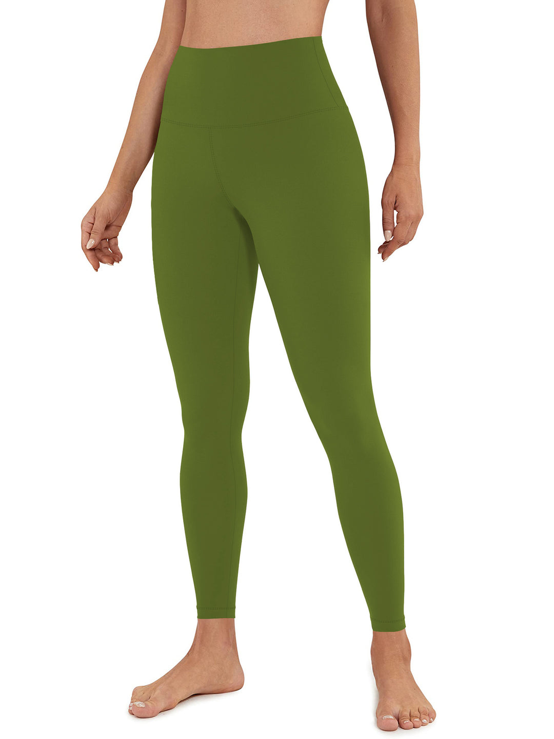 Damen Hohe Taillen Yoga-Leggings mit Bauchkontrolle und hohem Stretch Drune