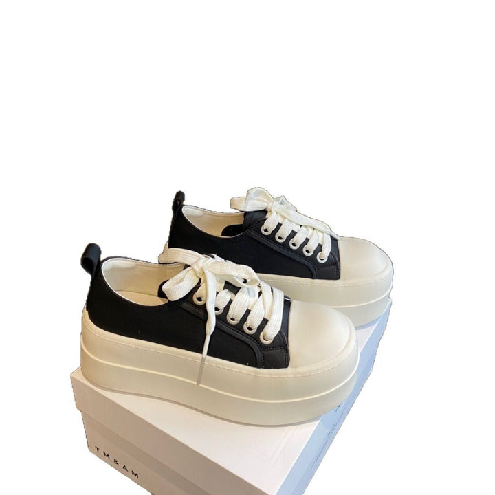 Damen Plateau-Sneaker mit robuster Gummisohle und komfortabler Dämpfung Drune